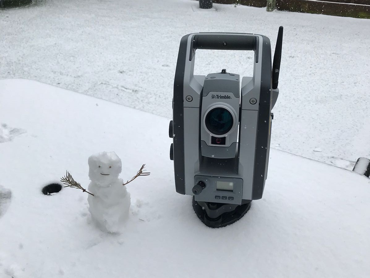 Snowman and S7 in the Snow
